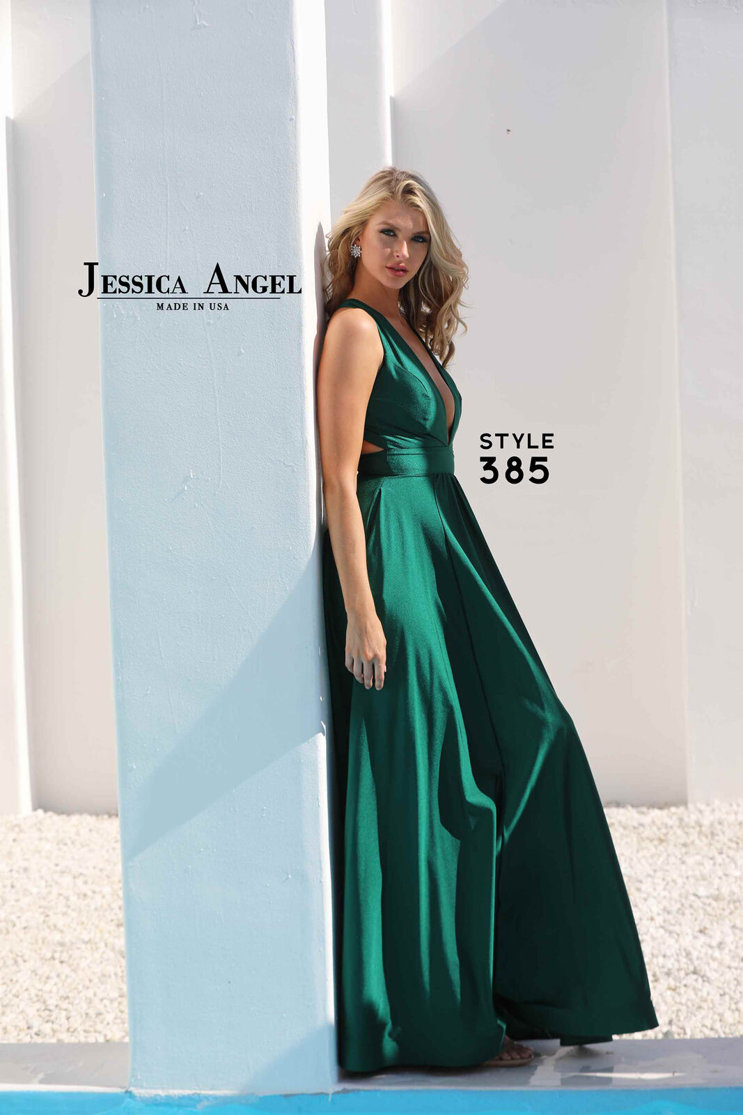 Prom Dresses A Line Long High Slit Formal Prom Dress Hunter