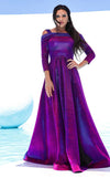 Prom Dresses Long Prom Formal A Line Dress Purple