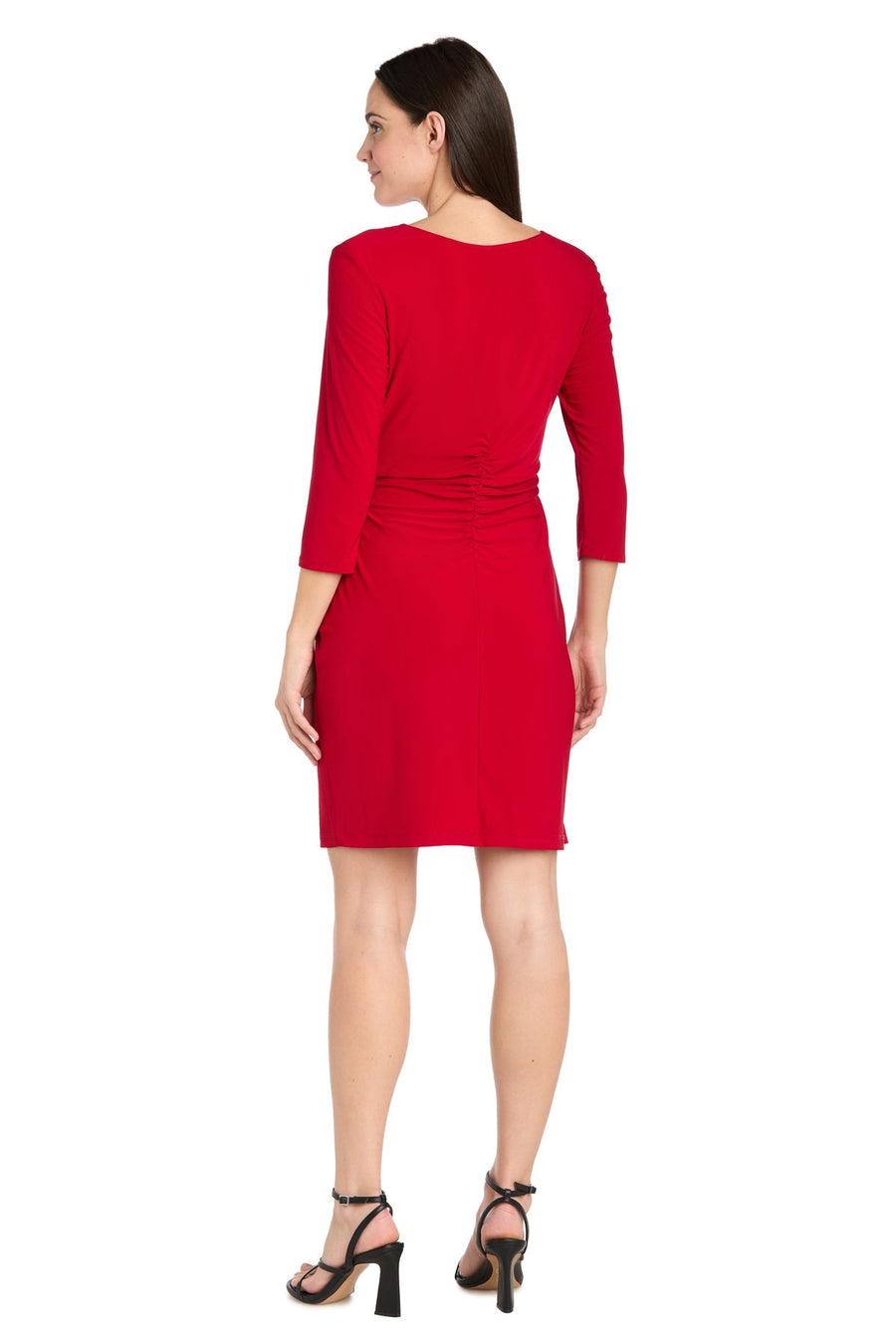Cocktail Dresses Short Petite Cocktail Wrap Dress Red