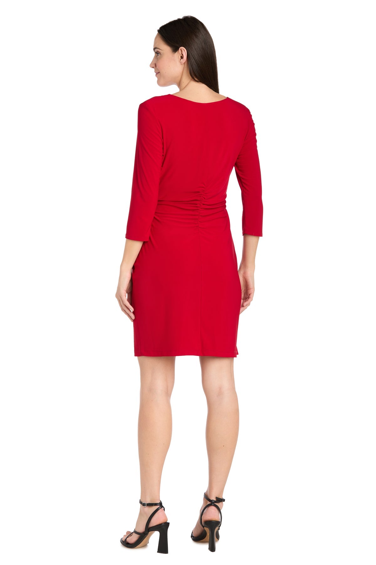 Cocktail Dresses Short Petite Cocktail Wrap Dress Red