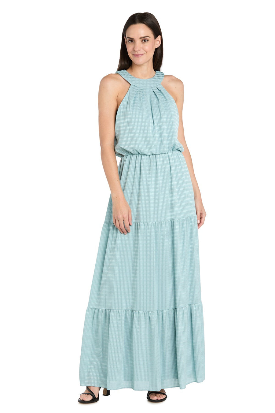 Formal Dresses Long Formal Tiered Maxi Dress Sage