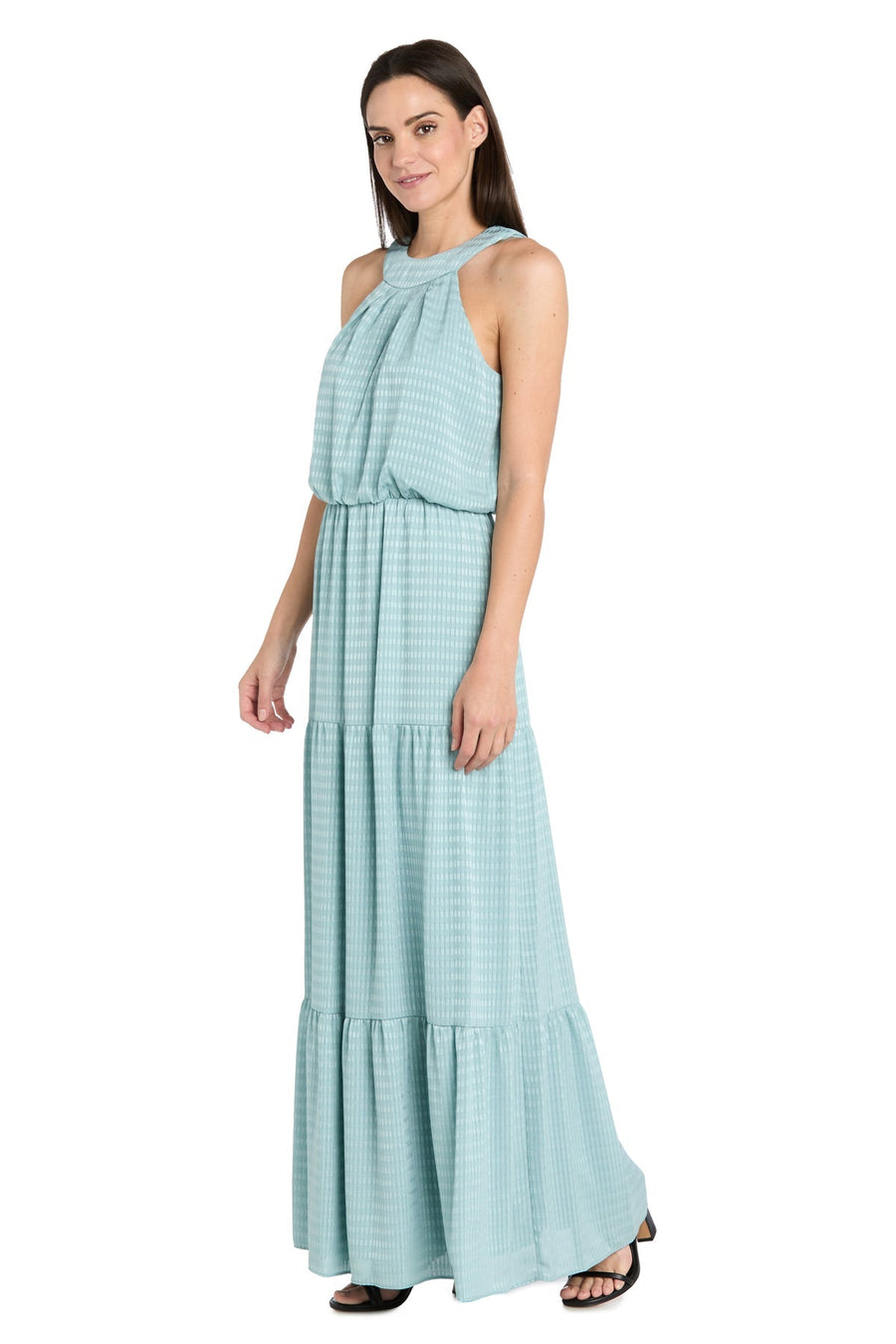 Formal Dresses Long Formal Tiered Maxi Dress Sage
