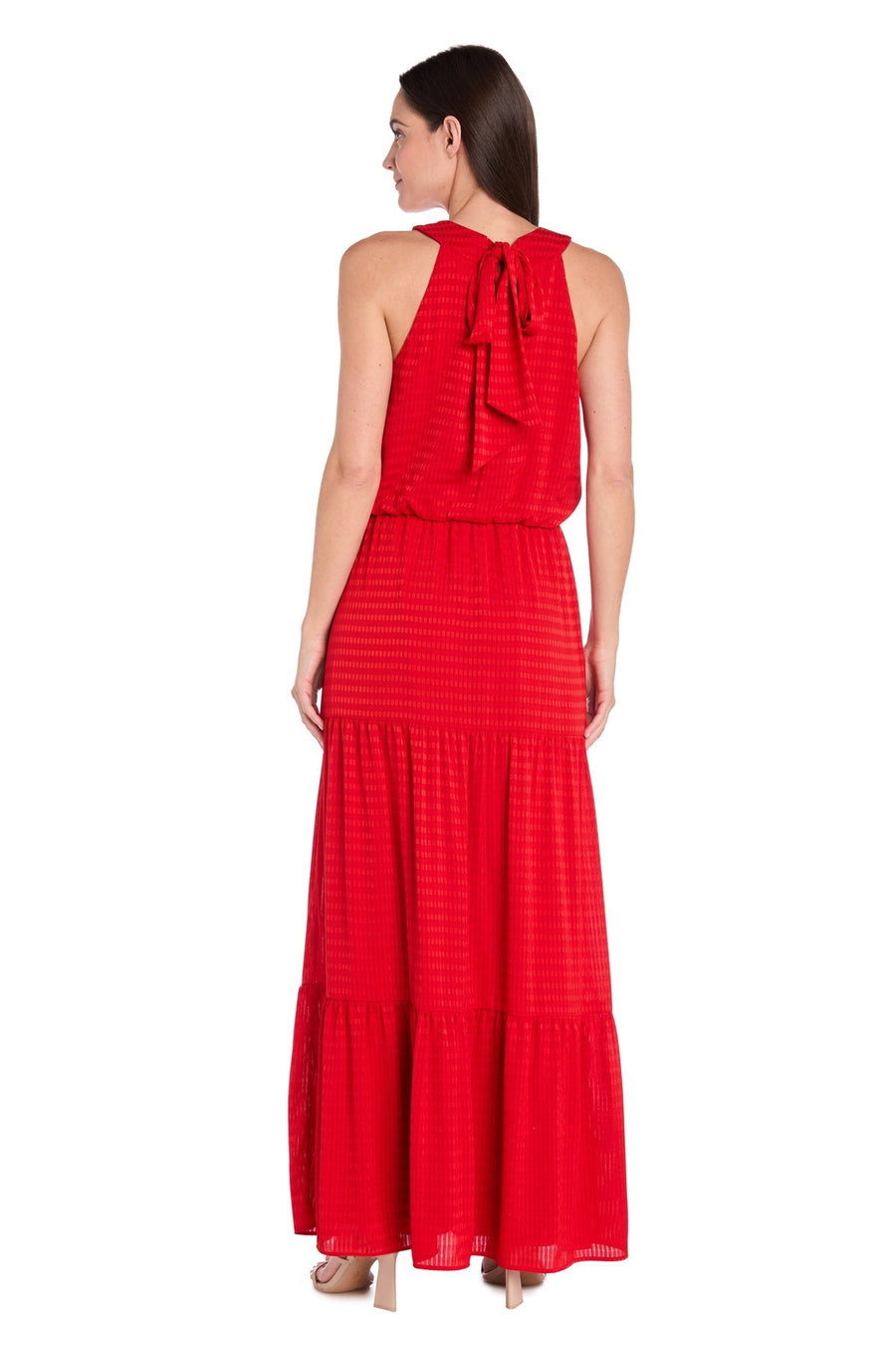 Formal Dresses Long Formal Tiered Maxi Dress Scarlet