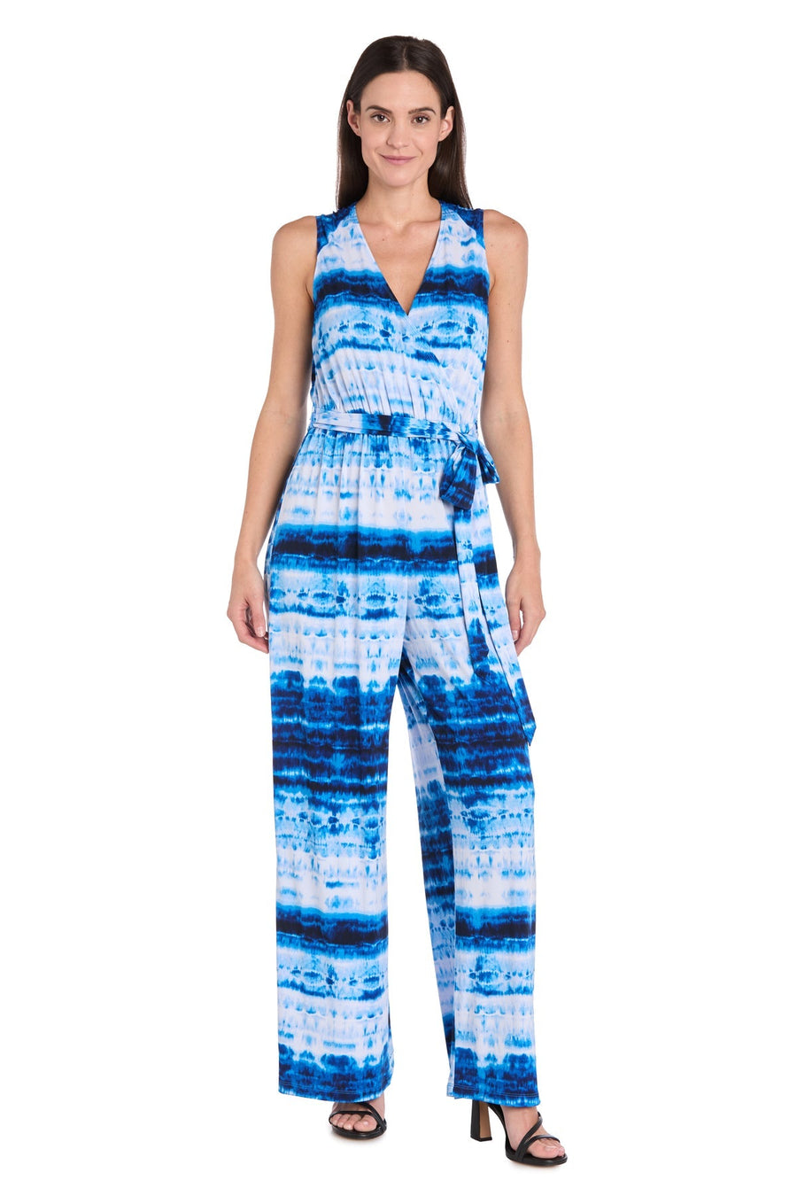 Jumpsuit Printed Long Formal Jumpsuit Blue