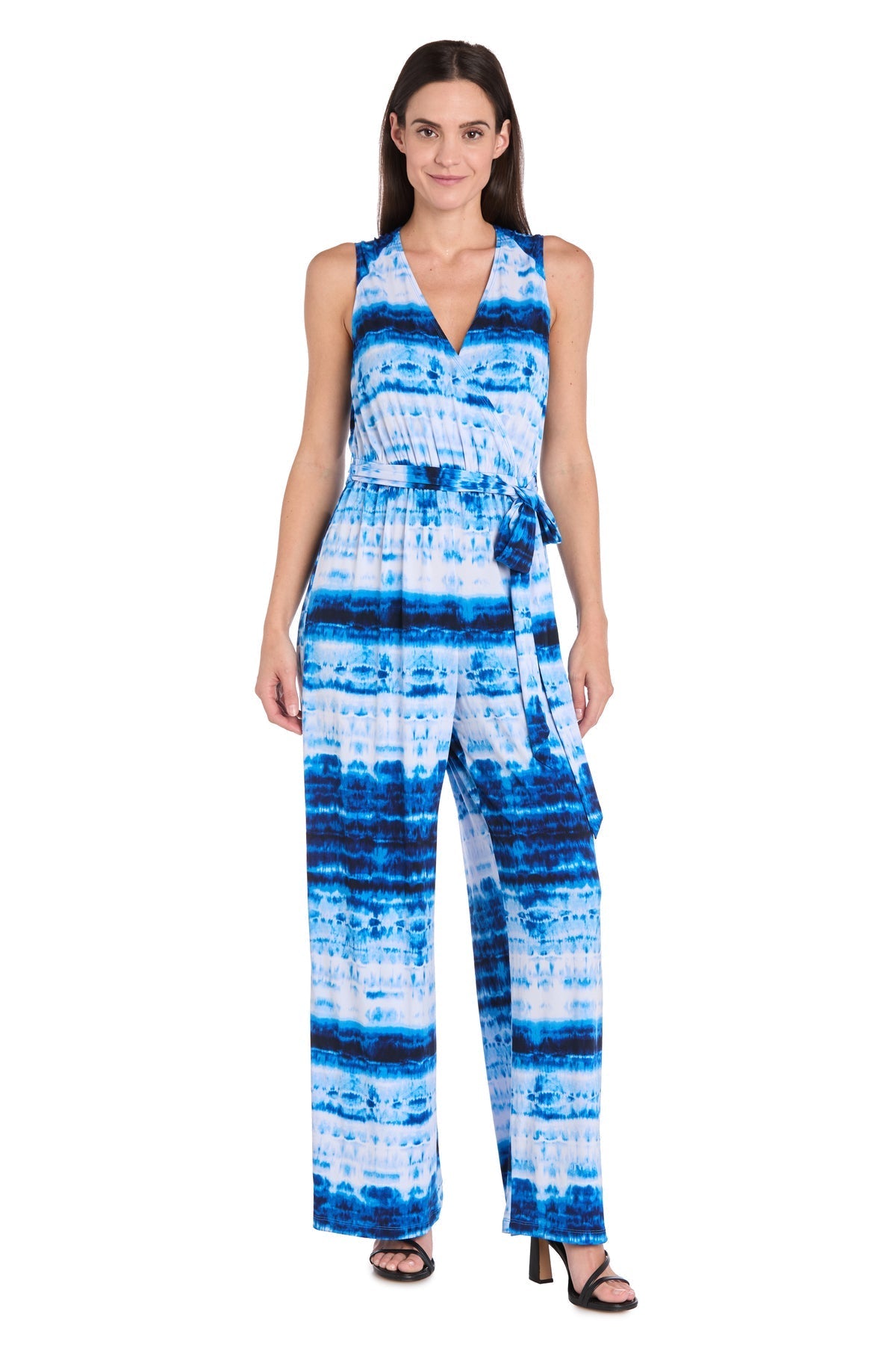 Jumpsuit Printed Long Formal Jumpsuit Blue