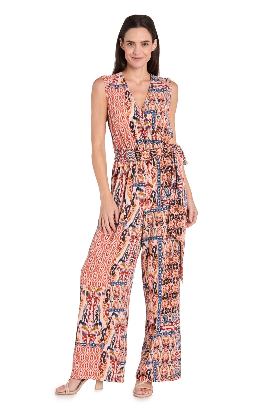 Jumpsuit Formal Long Printed Jumpsuit Copper/Denim