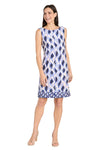 Cocktail Dresses Printed Short Cocktail Dress Blue/Multi