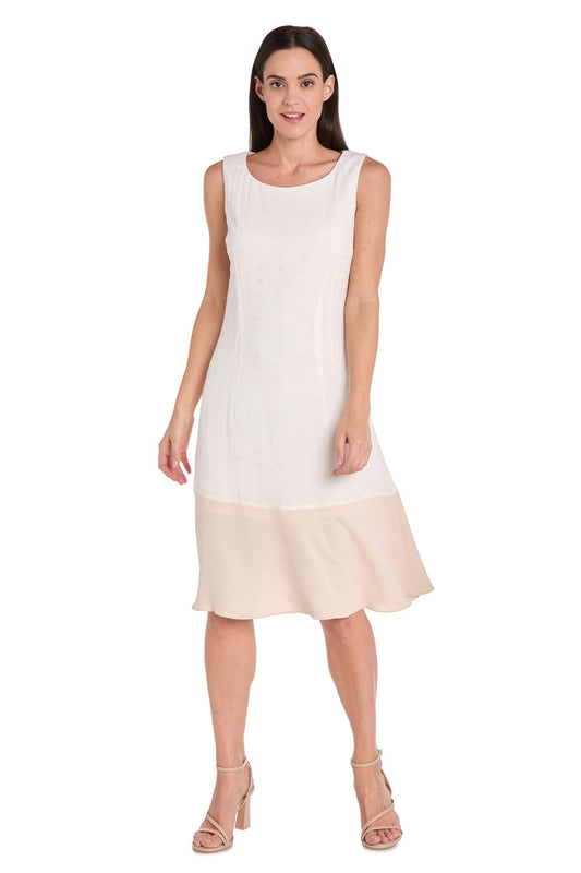 Cocktail Dresses Short Cocktail Midi Length Dress Ivory/Sand