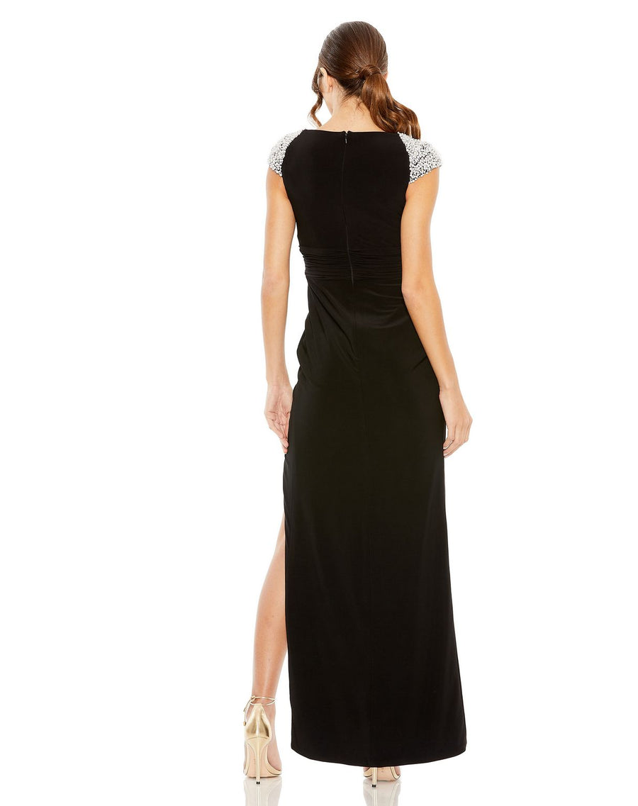 Formal Dresses Long Formal Prom Beaded Dress Black