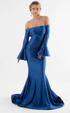 Formal Dresses Evening Long Formal Fitted Dress Royal