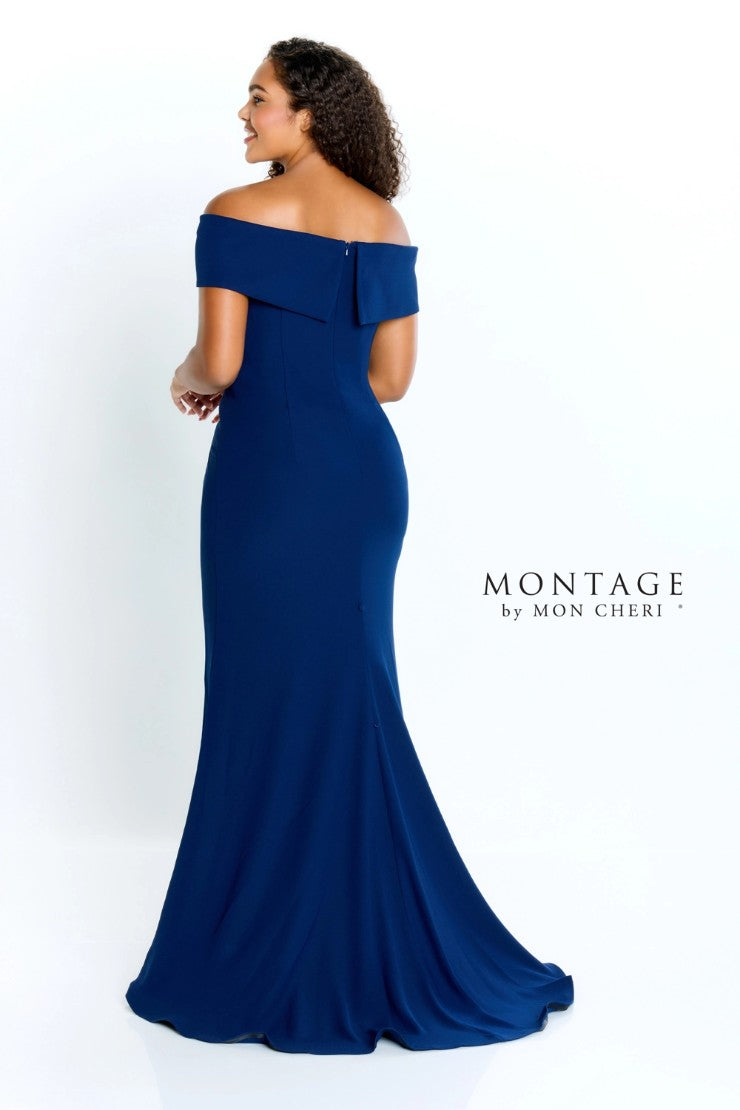 Formal Dresses Beaded Long Pleated Formal Dress Navy Blue