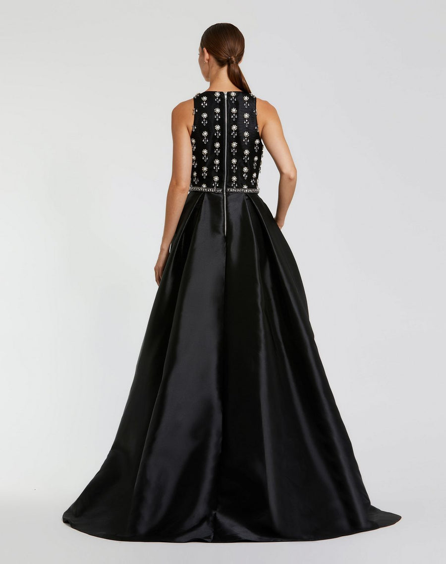 Formal Dresses Long Beaded A Line Formal Prom Dress Black