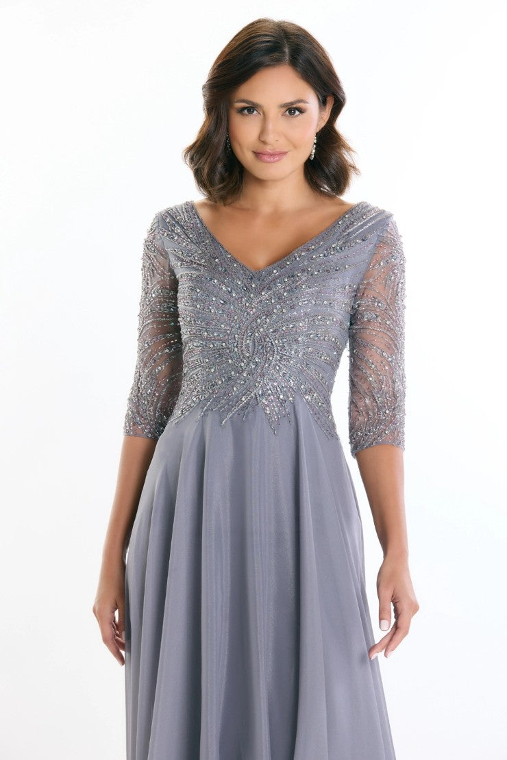 Mother of the Bride Dresses Long Evening A Line Formal Mother of the Bride Dress Gray/Heather