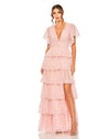 Formal Dresses Long Ruffle Tiered Formal Prom Dress Petal Pink
