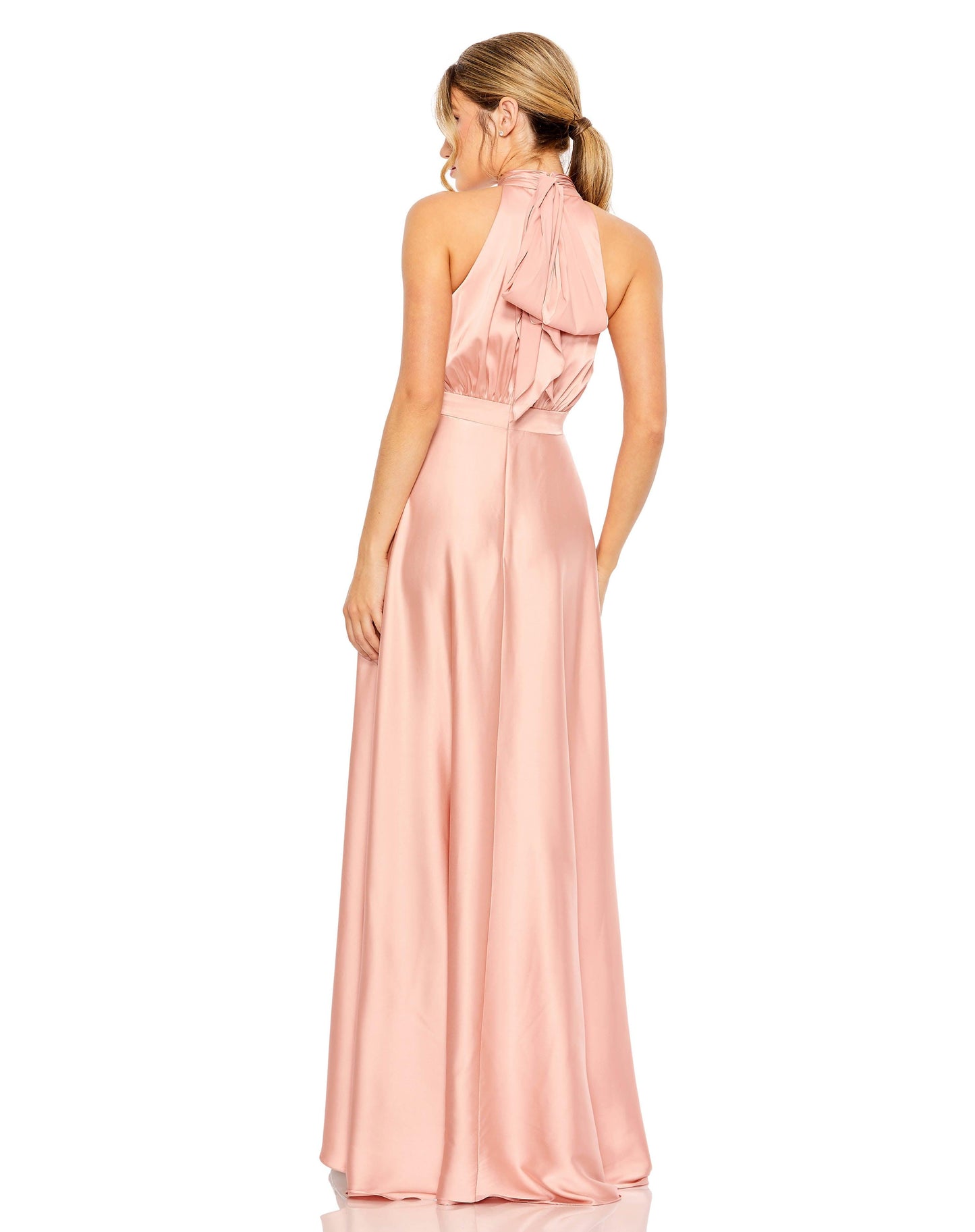Prom Dresses Prom High Low Halter Dress Rose