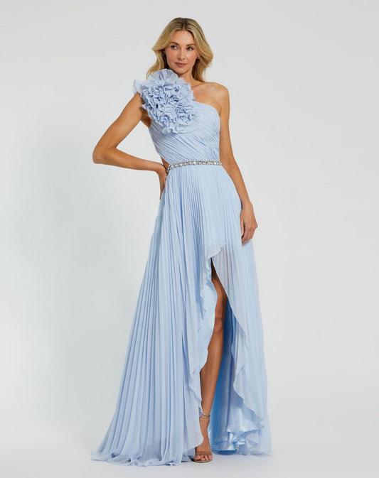 Prom Dresses Long Prom Slit Dress Powder Blue