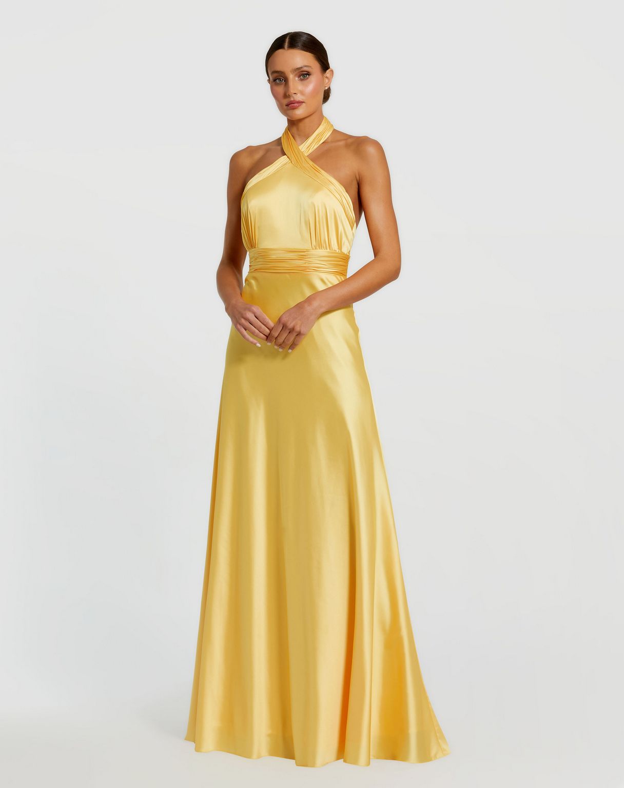 Prom Dresses A Line Formal Long Prom Dress Lemon