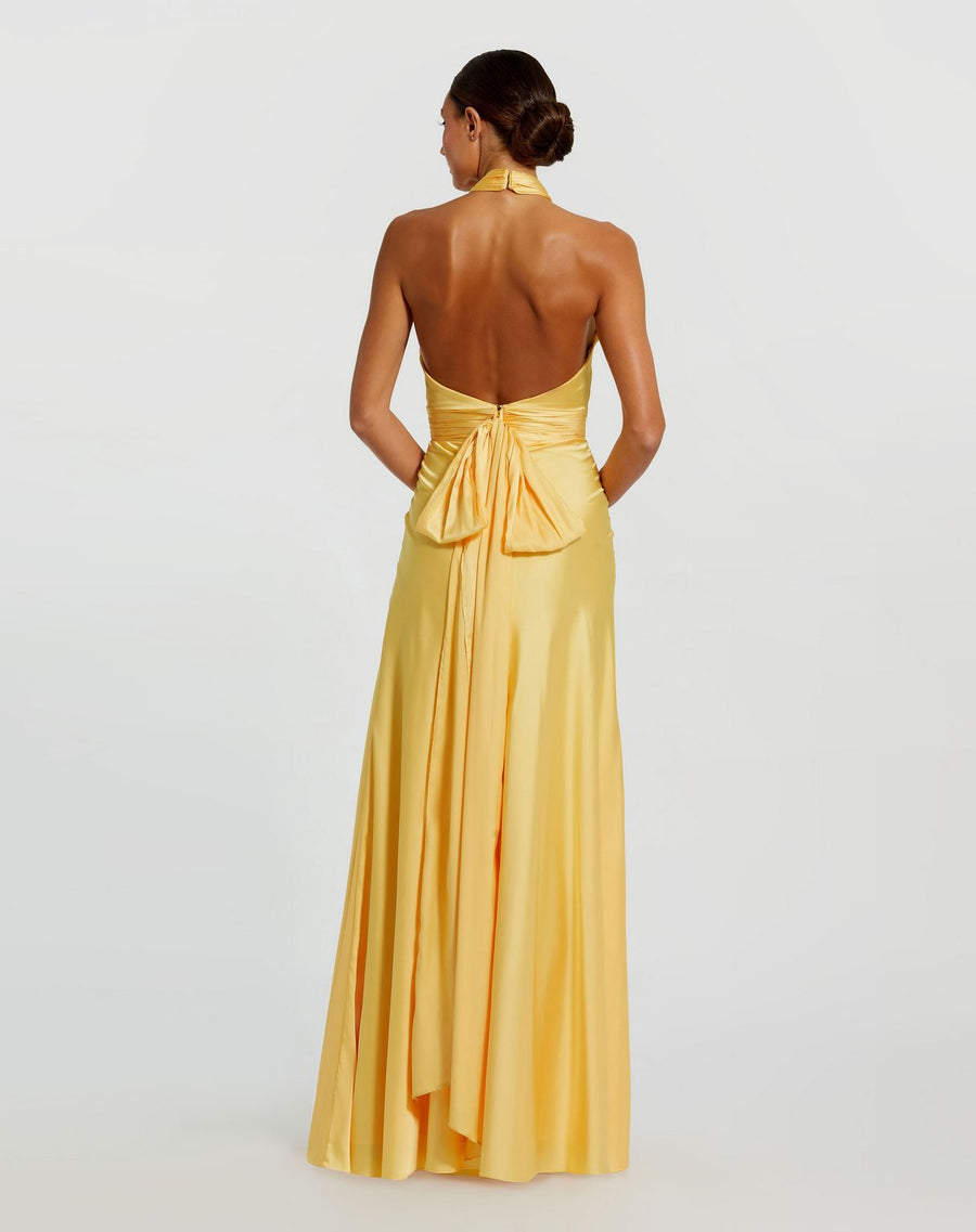 Prom Dresses A Line Formal Long Prom Dress Lemon