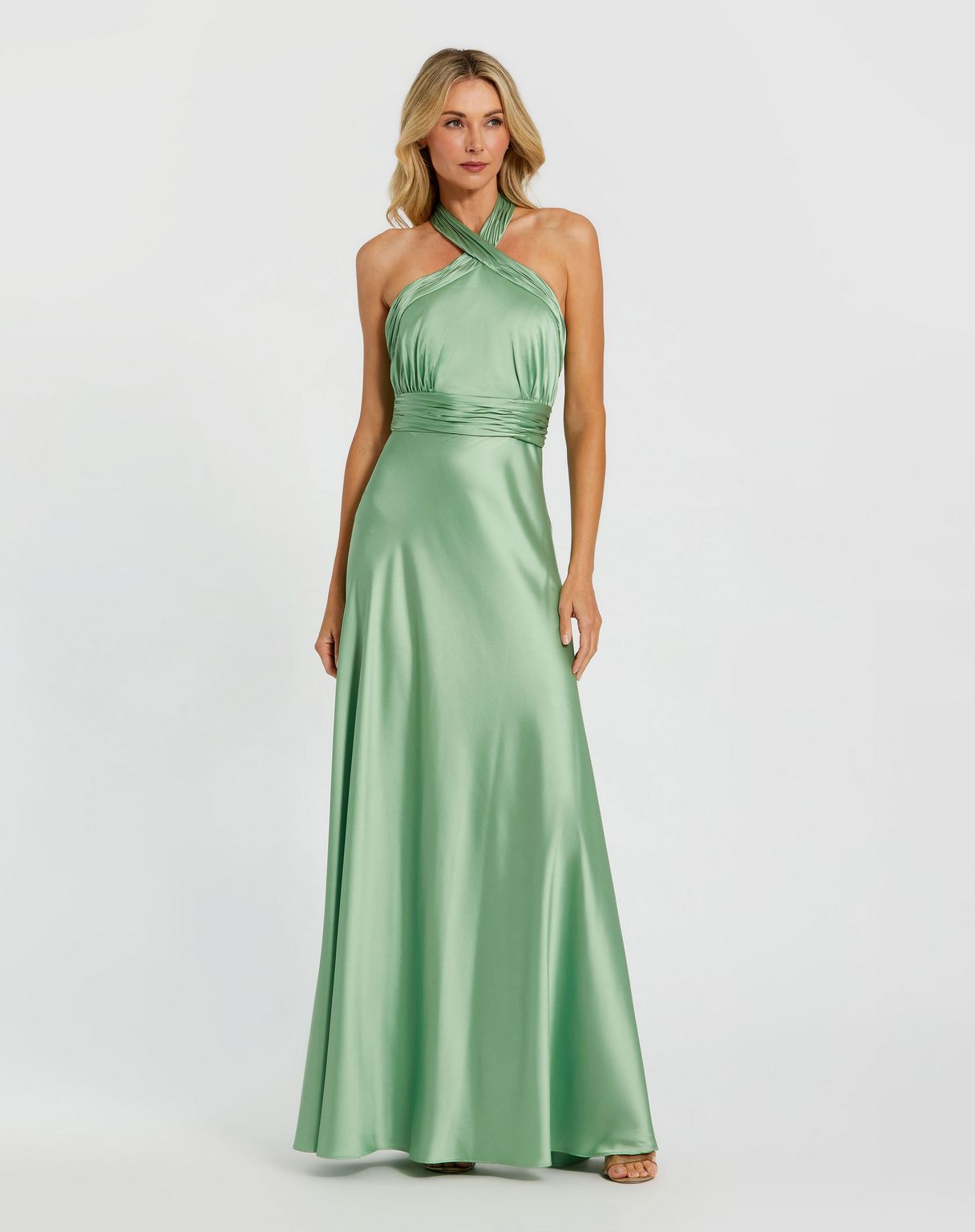 Prom Dresses A Line Formal Long Prom Dress Sage