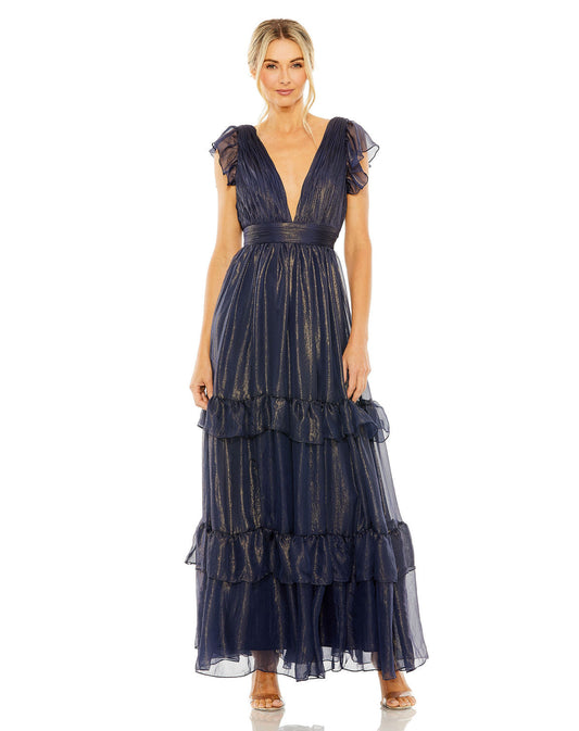 Formal Dresses Long Tiered Formal Prom Dress Midnight