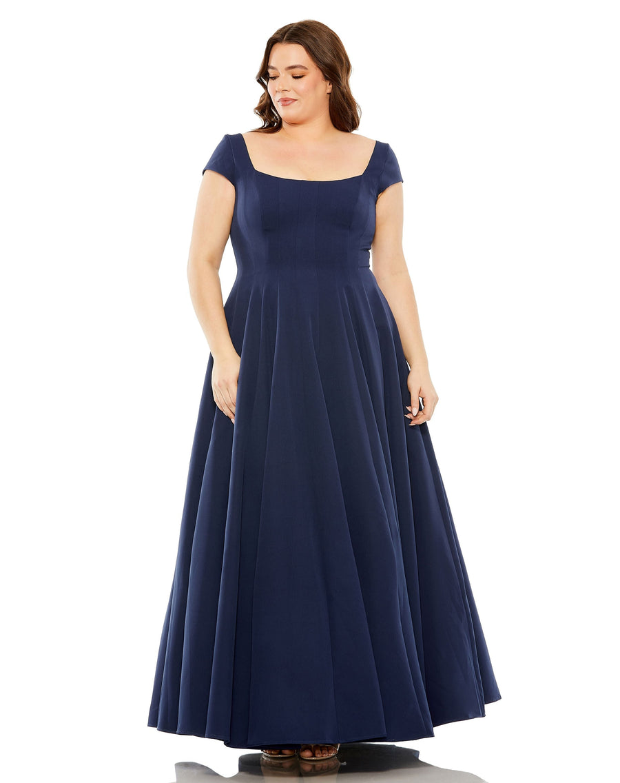 Plus Size Dresses Long A Line Plus Size Formal Dress Midnight