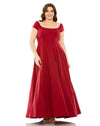 Plus Size Dresses Long A Line Plus Size Formal Dress Wine