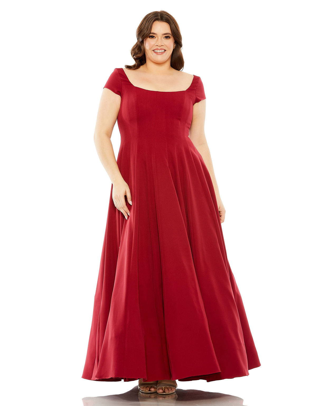 Plus Size Dresses Long A Line Plus Size Formal Dress Wine