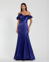 Formal Dresses Long Ruffle Mermaid Formal Prom Dress Cobalt