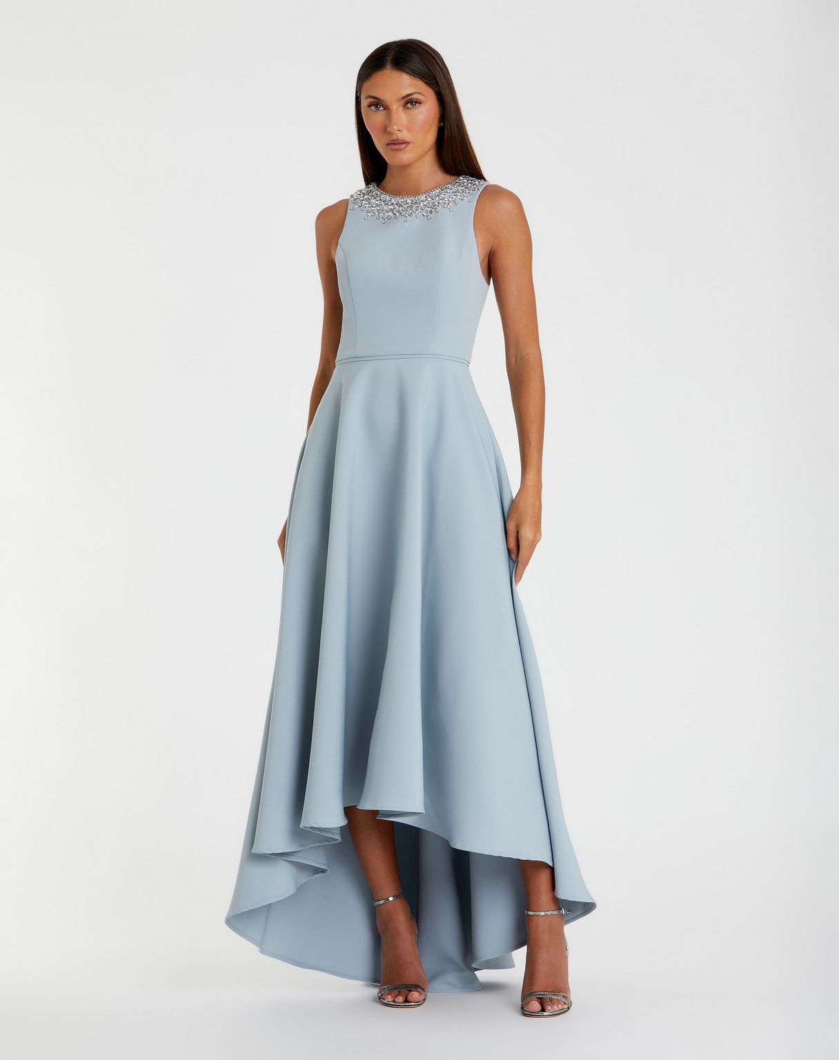 Prom Dresses High Low Evening Gown Formal Prom Dress Powder Blue