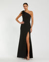 Prom Dresses Long Fitted Bow Formal Prom Dress Black