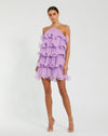 Cocktail Dresses Ruffle Short Layered Cocktail Dress Lilac