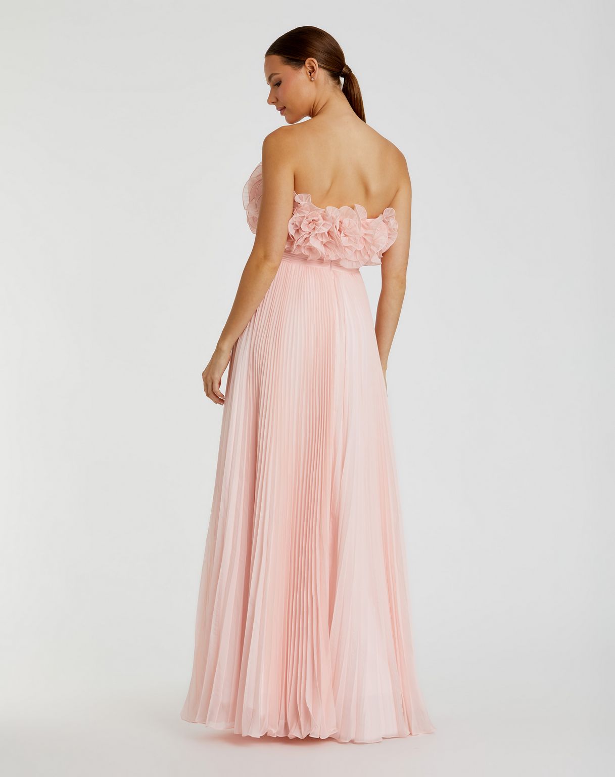 Prom Dresses leated Long Formal Evening Prom Dress Blush
