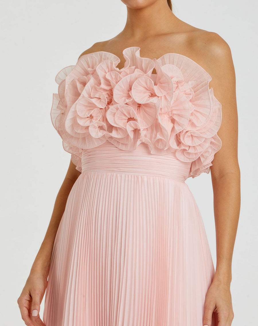 Prom Dresses leated Long Formal Evening Prom Dress Blush