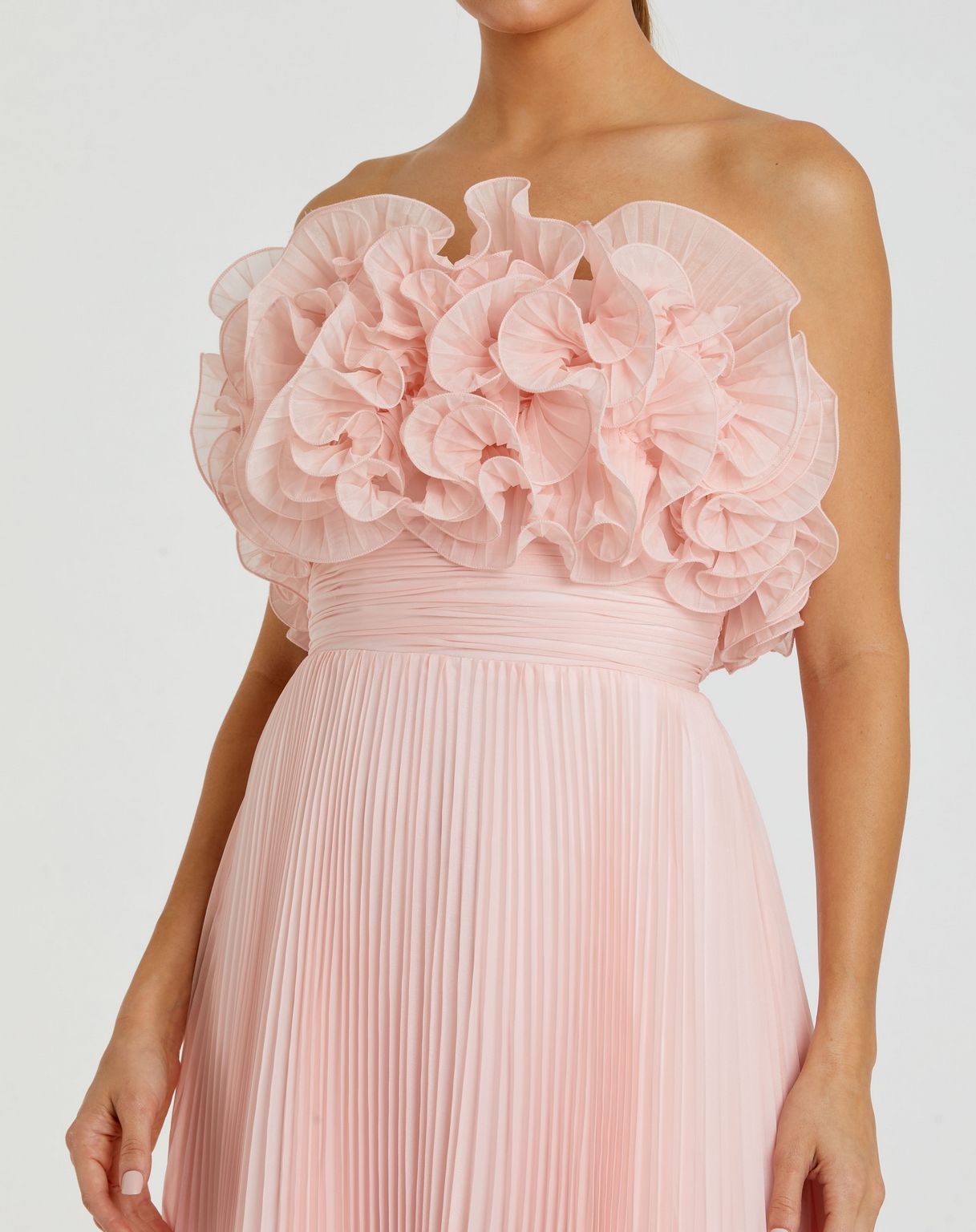 Prom Dresses leated Long Formal Evening Prom Dress Blush