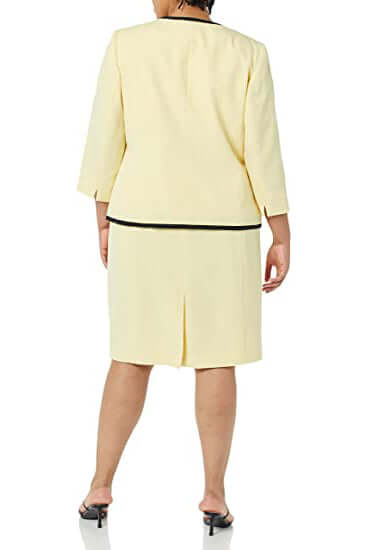 Plus Size Dresses Short Plus Size Jacket Dress Butter Black