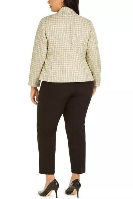 Pant Suit Long Formal Plus Size Jacket Pant Suit Butter Multi