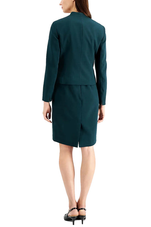 Cocktail Dresses Short Fitted Petite Jacket ockatil Dress Green