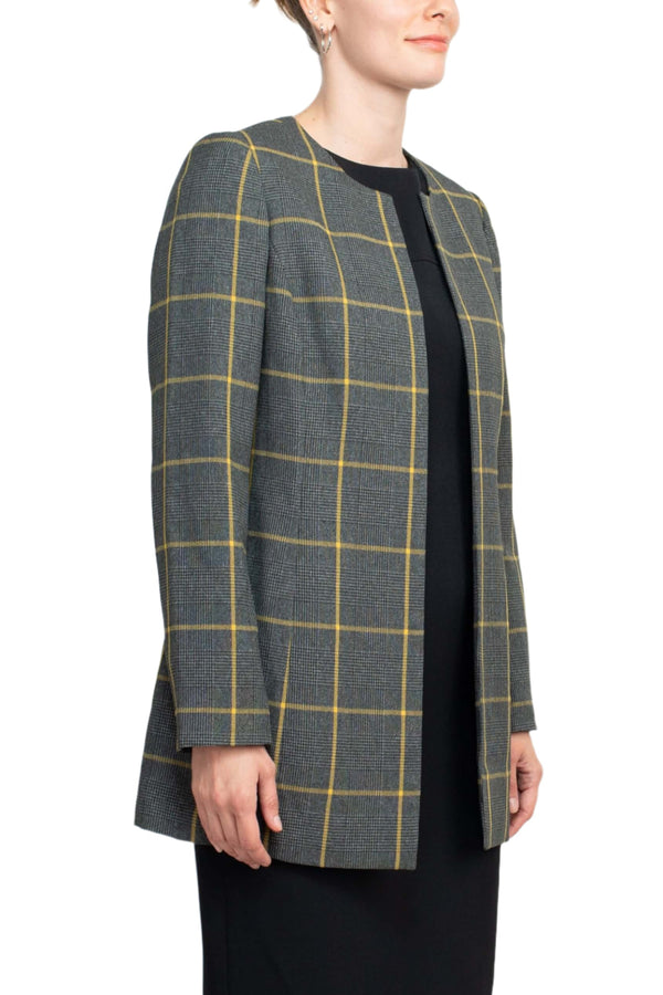 Mother of Bride Dresses Short Cocktail Two Piece Jacket Dress Dijon Combo