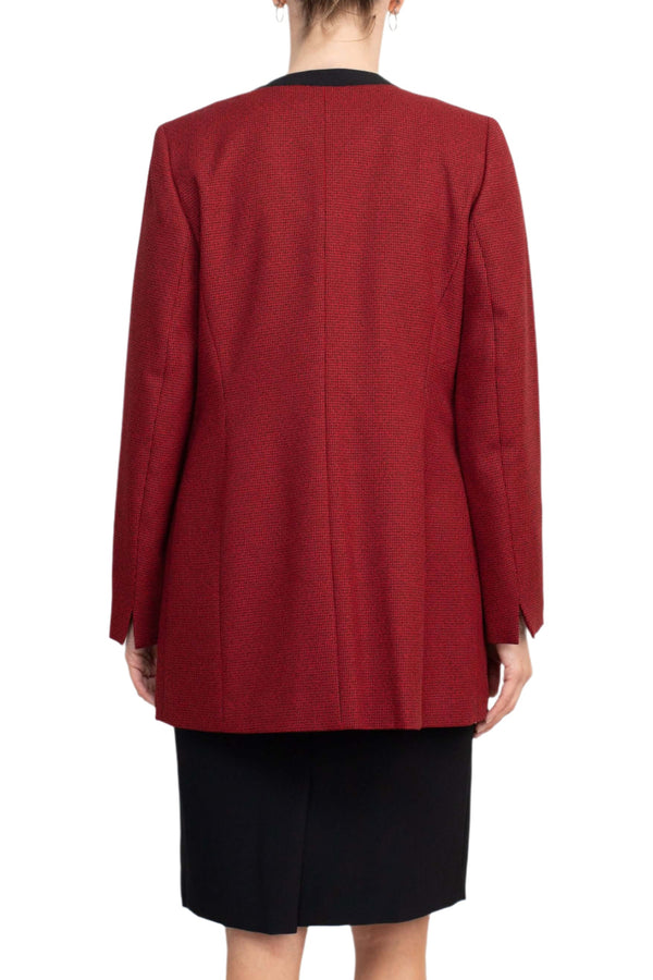 Cocktail Dresses Two Piece Short Mother of the Bride Jacket Dress Fire Red Combo