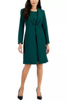 Cocktail Dresses Two Piece Short Jacket Cocktail Dress Emerald