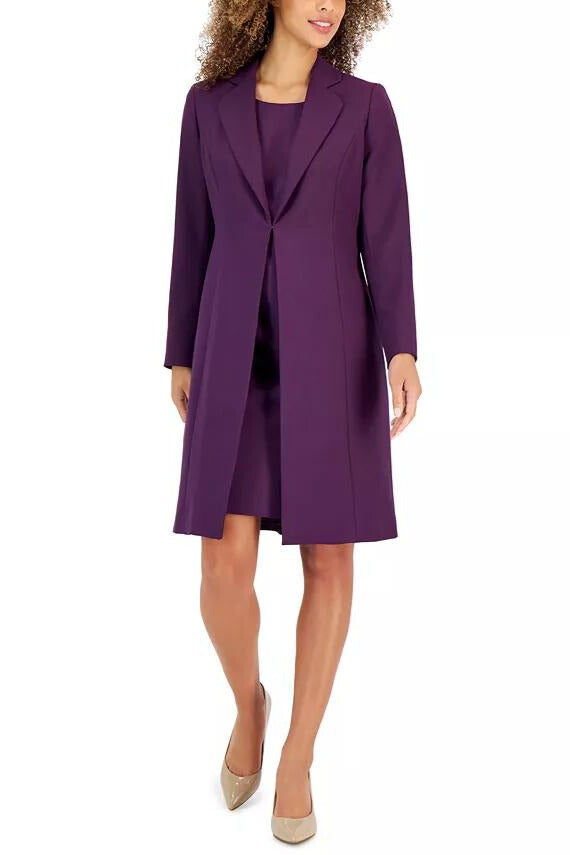 Cocktail Dresses Two Piece Short Jacket Cocktail Dress Plum
