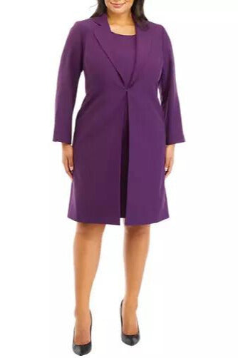 Plus Size Dresses Plus Size Long Sleeve Cocktail Dress Plum