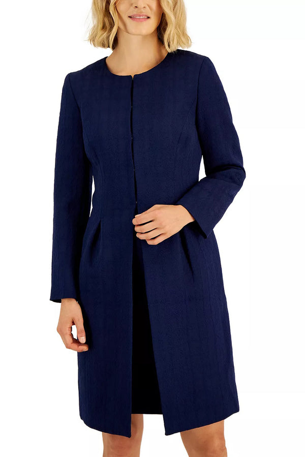 Cocktail Dresses Short Two Piece Cocktail Jacket Dress Bright Navy