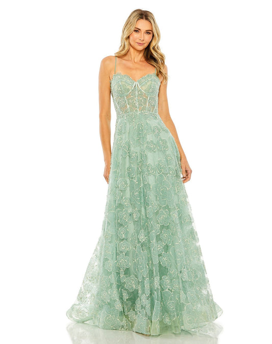 Prom Dresses 50735 Prom Long A Line Corset Formal Dress Mint
