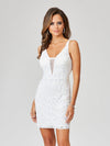 Cocktail Dresses Mini Short Cocktail Dress White