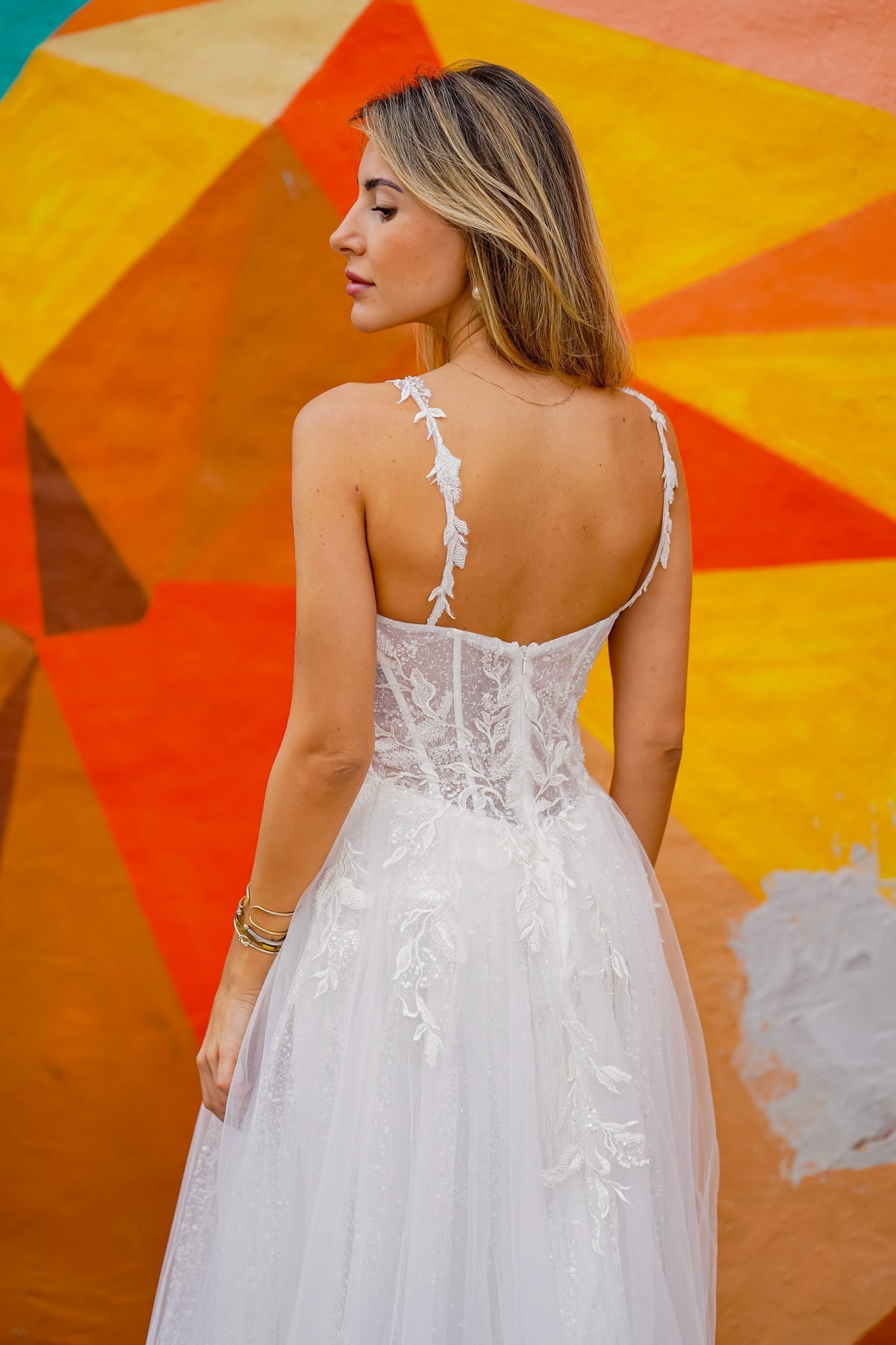 Wedding Dresses Long Bridal Gown Lace Wedding Dress Ivory