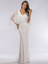 Wedding Dresses Long Bridal Gown Sequin Wedding Dress Ivory