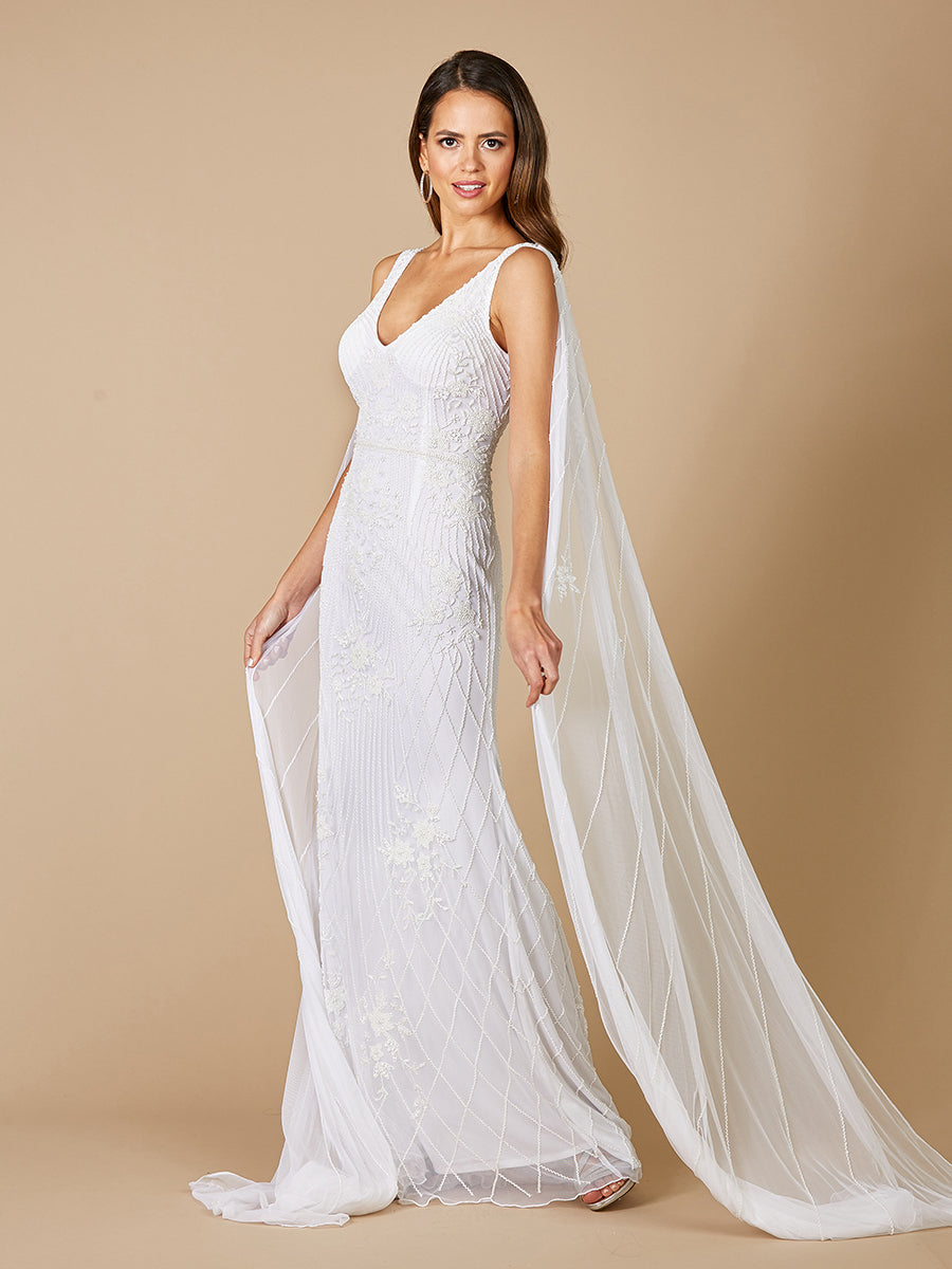 Wedding Dresses Wedding Long Simple Dress Ivory