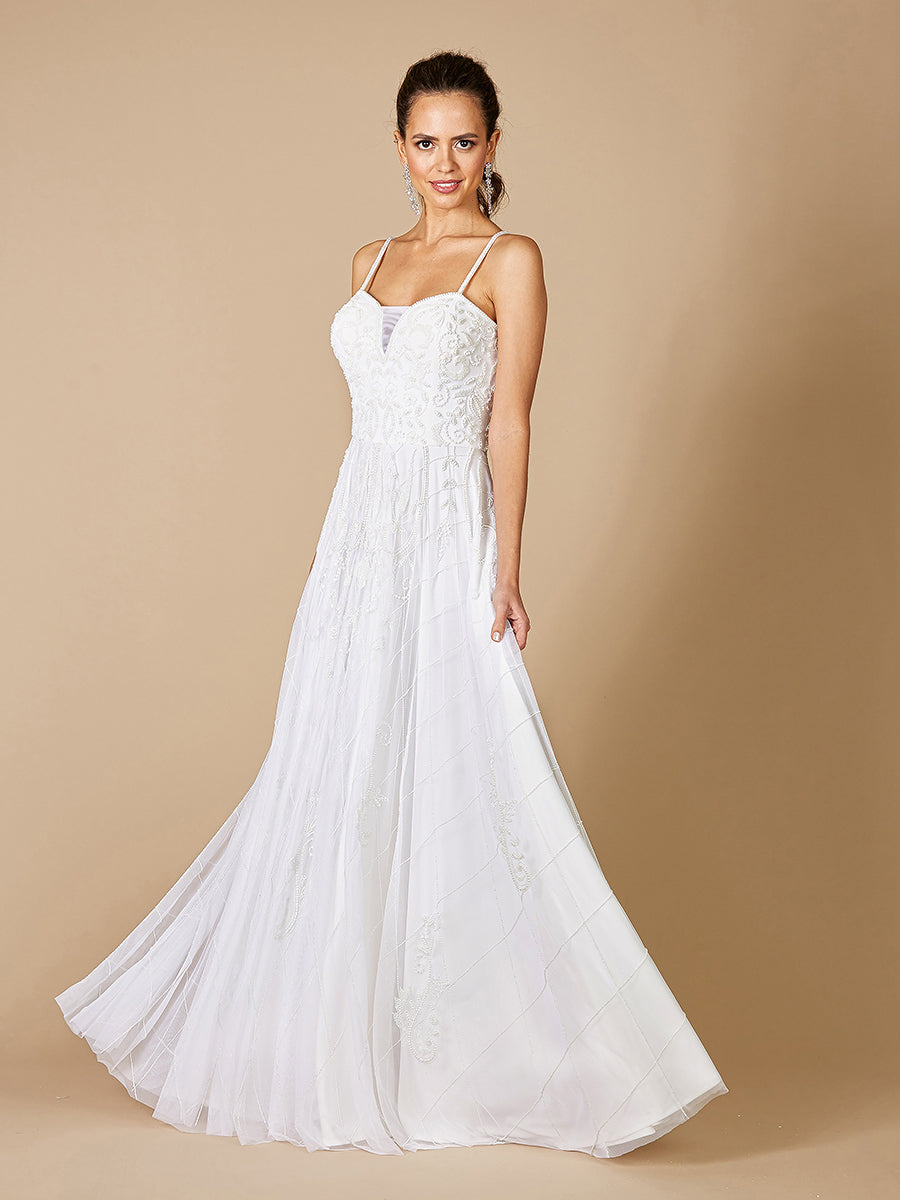 Wedding Dresses Long A Line Bridal Gown Wedding Dress Ivory