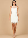 Wedding Dresses Bridal Short Wedding Fringe Dress Ivory